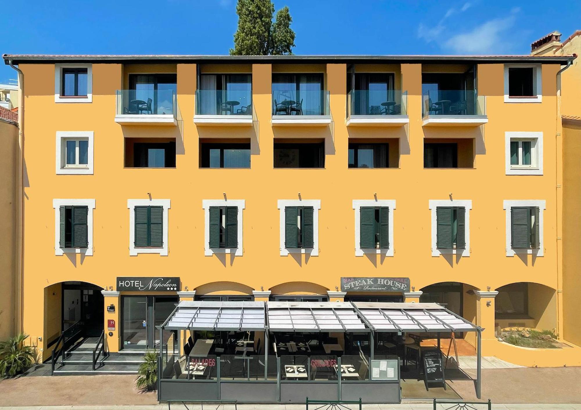 Hotel Napoleon La Turbie Exterior foto